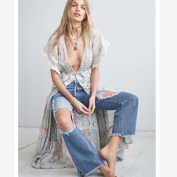 NWT Free People Field Of Dreams Maxi dress - Picture 6 of 10